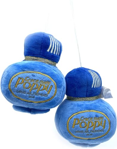 Poppy Grace Mate pluche Bottle dice with 70cm Cord for car and Truck (Blau) von Grace Mate Poppy
