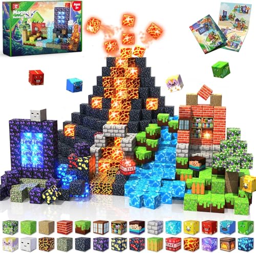 GraceDuck Magnetische Bausteine 150 Stück – Magnetblöcke Spielzeug für Kinder, Jungen und Mädchen, Magnetwürfel Stapelmagnete für Kinder, Geburtstagsgeschenke für Jungen und Mädchen ab 3 Jahren GraceDuck Magnetische Bausteine 150 Stück – Magnetblöcke Spielzeug für Kinder, Jungen und Mädchen, Magnetwürfel Stapelmagnete für Kinder, Geburtstagsgeschenke für Jungen und Mädchen ab 3 Jahren von GraceDuck