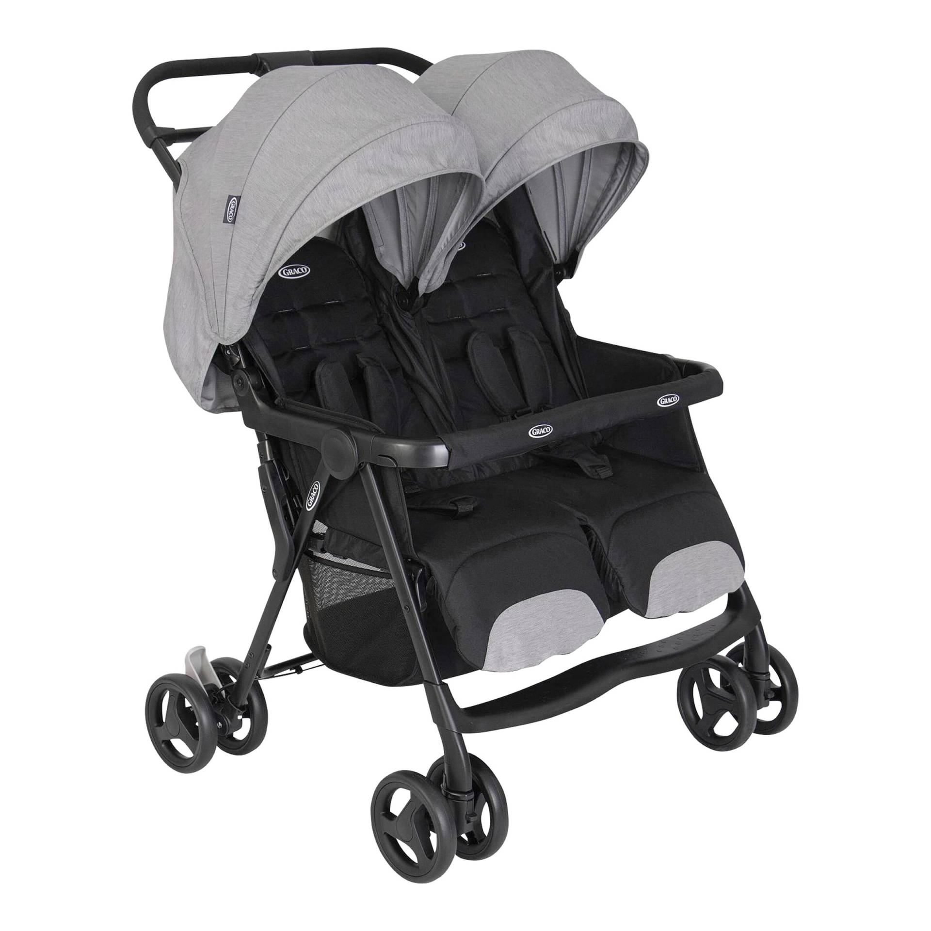 Graco Kinderwagen Geschwisterwagen Duorider grau von Graco