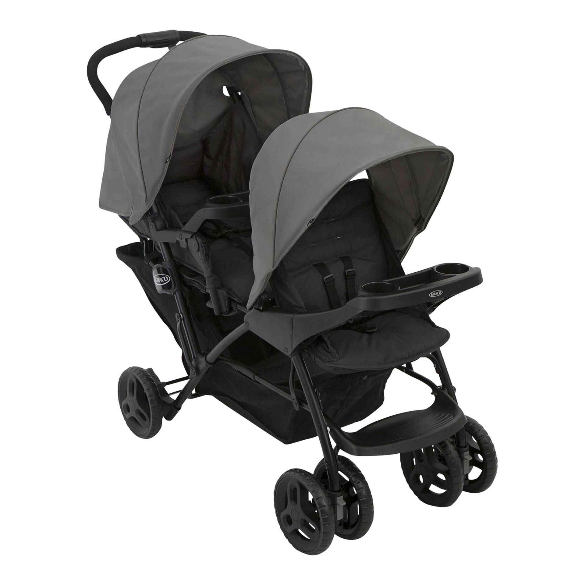 Graco Kinderwagen Geschwisterwagen Stadium Duo grau von Graco