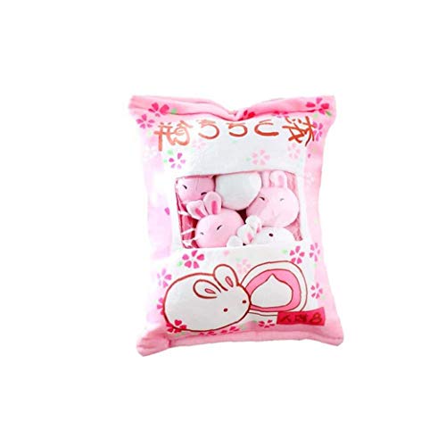 1Bag Plüsch Mini Dolls Pudding Plüschtier Simulation Innovative Snacks Puppe-weiche Sofa-Kissen für Hauptdekoration (Hase), Grußkarten und Partyangebot von Gracy