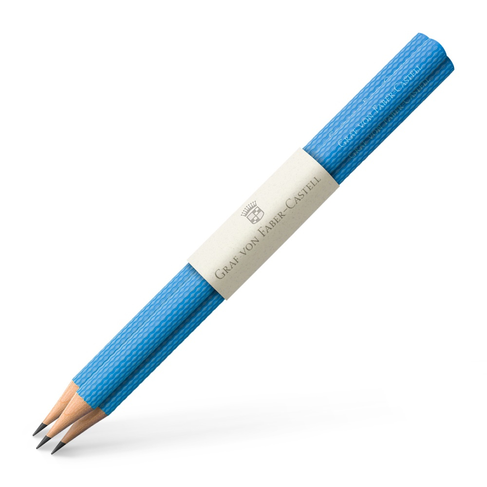 Graf von Faber-Castell Bleistifte Guilloche Gulf Blue 3 Stk. Graf von Faber-Castell Bleistifte Guilloche Gulf Blue 3 Stk. von Graf von Faber-Castell
