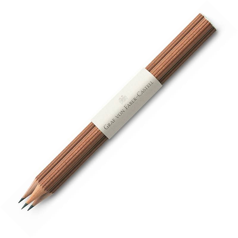 Graf von Faber-Castell Bleistifte mit Tauchkappe Braun 3 Stk. Graf von Faber-Castell Bleistifte mit Tauchkappe Braun 3 Stk. von Graf von Faber-Castell