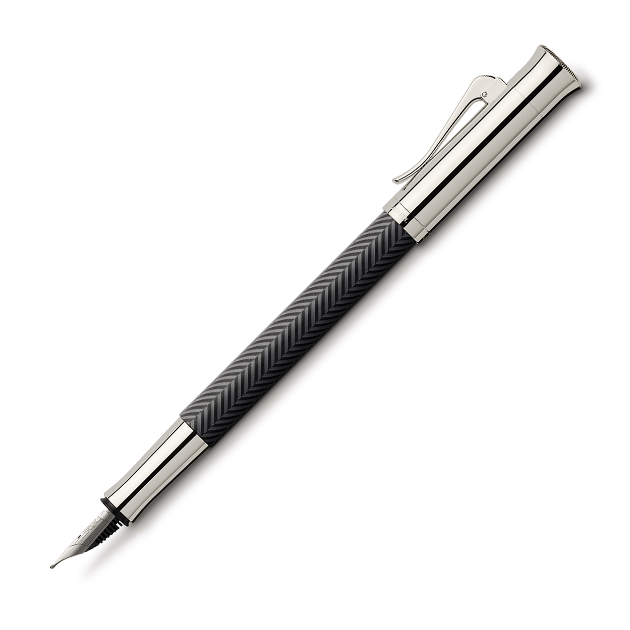 Graf von Faber-Castell Füllhalter Guilloche Cisele Anthrazit B von Graf von Faber-Castell