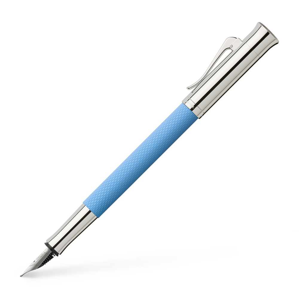 Graf von Faber-Castell Füllhalter Guilloche Gulf Blue M von Graf von Faber-Castell