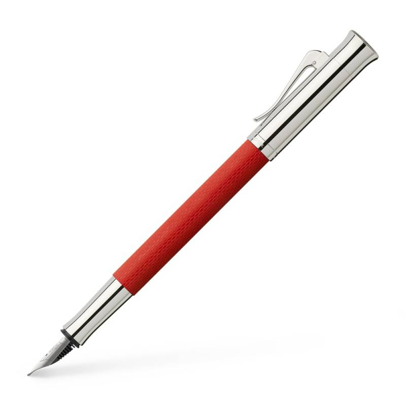 Graf von Faber-Castell Füllhalter Guilloche India Red B von Graf von Faber-Castell