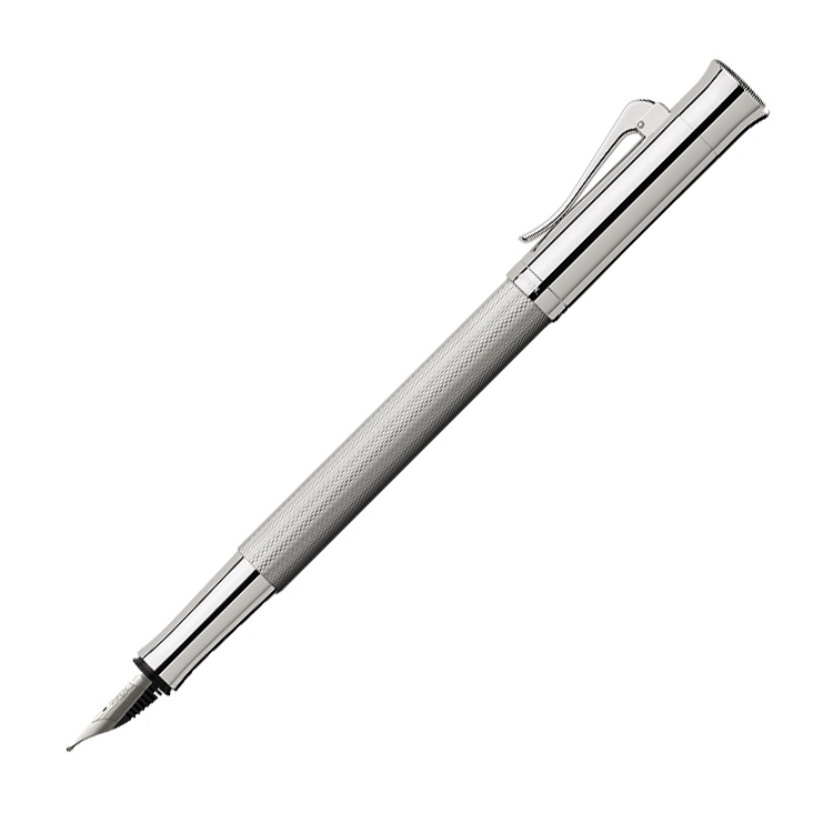 Graf von Faber-Castell Füllhalter Guilloche Rhodiniert B von Graf von Faber-Castell