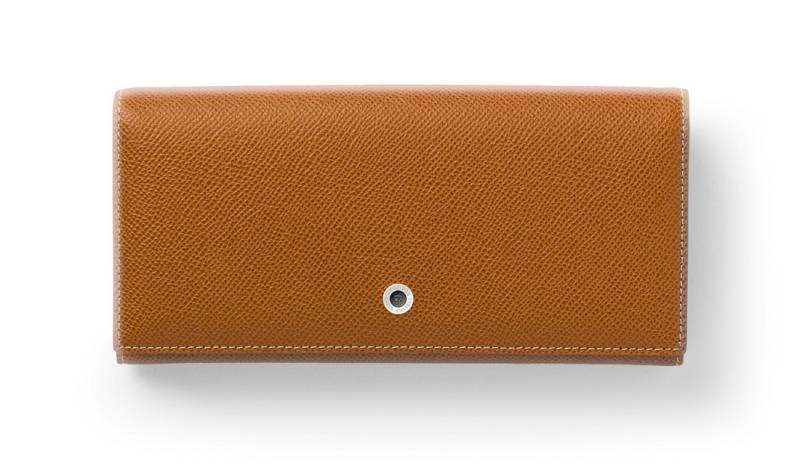 Graf von Faber-Castell Geldbörse Damen Epsom Druckknopf Cognac von Graf von Faber-Castell