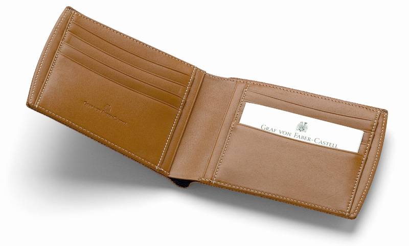 Graf von Faber-Castell Kreditkartenetui Querformat Braun von Graf von Faber-Castell