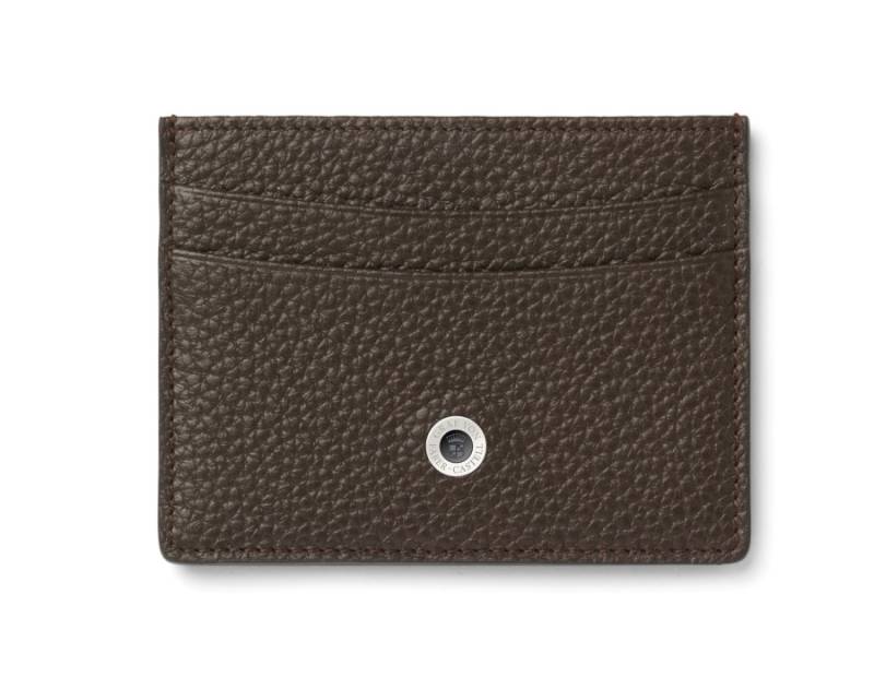 Graf von Faber-Castell Kreditkartenetui zweiseitig Cashmere dunkelbraun von Graf von Faber-Castell