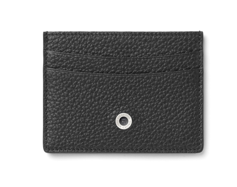 Graf von Faber-Castell Kreditkartenetui zweiseitig Cashmere schwarz von Graf von Faber-Castell
