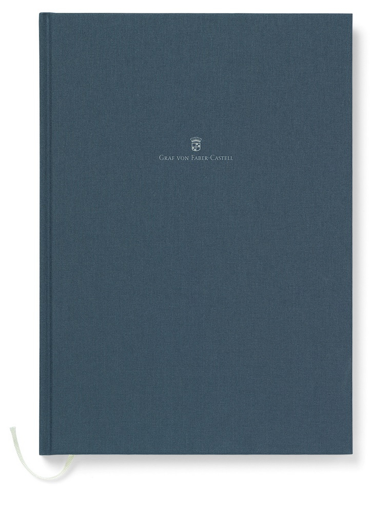 Graf von Faber-Castell Notizbuch A4 blanko Blau von Graf von Faber-Castell