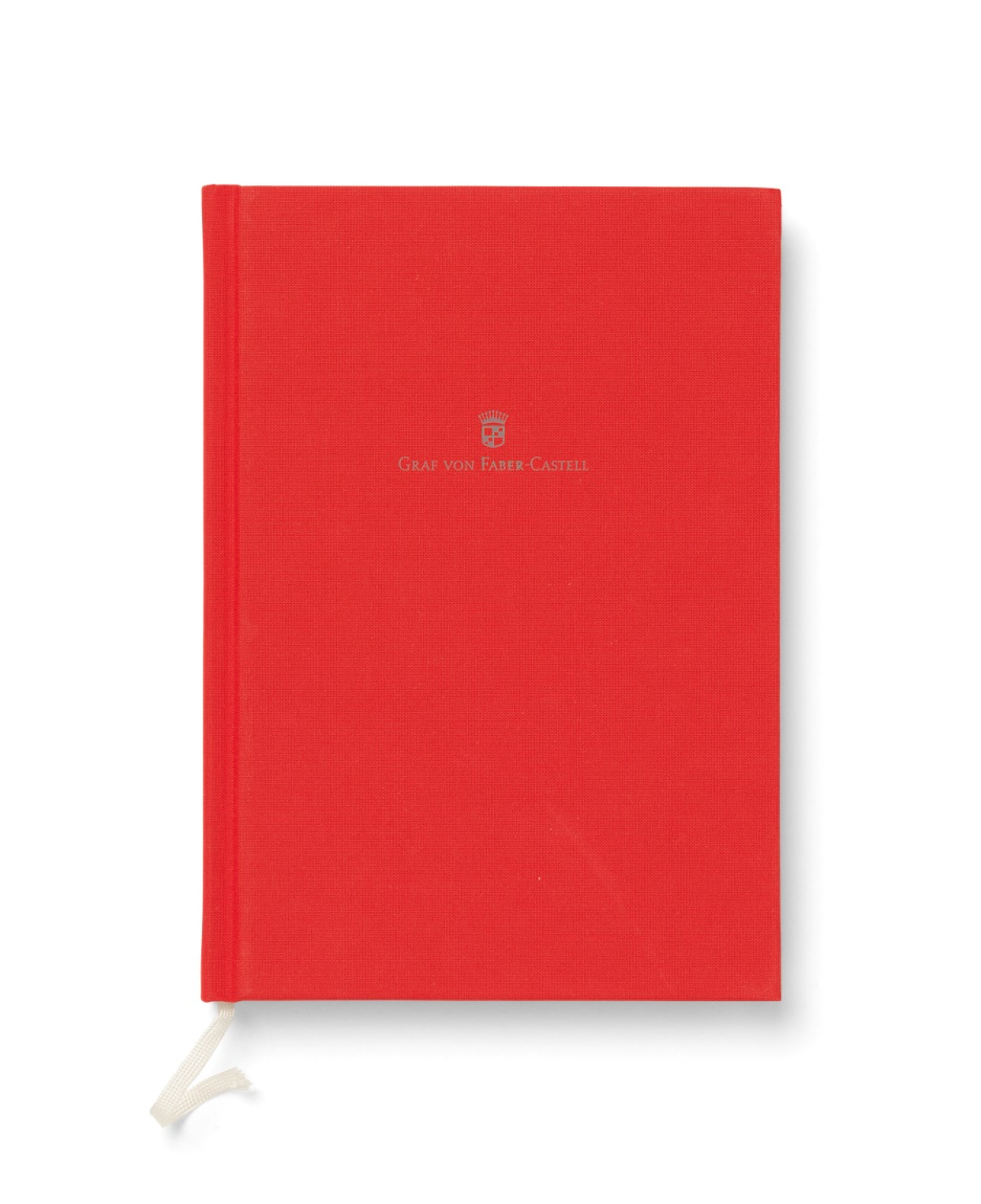 Graf von Faber-Castell Notizbuch A5 blanko India Red von Graf von Faber-Castell