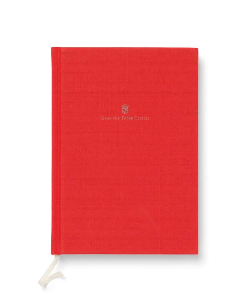 Graf von Faber-Castell Notizbuch A5 blanko India Red von Graf von Faber-Castell