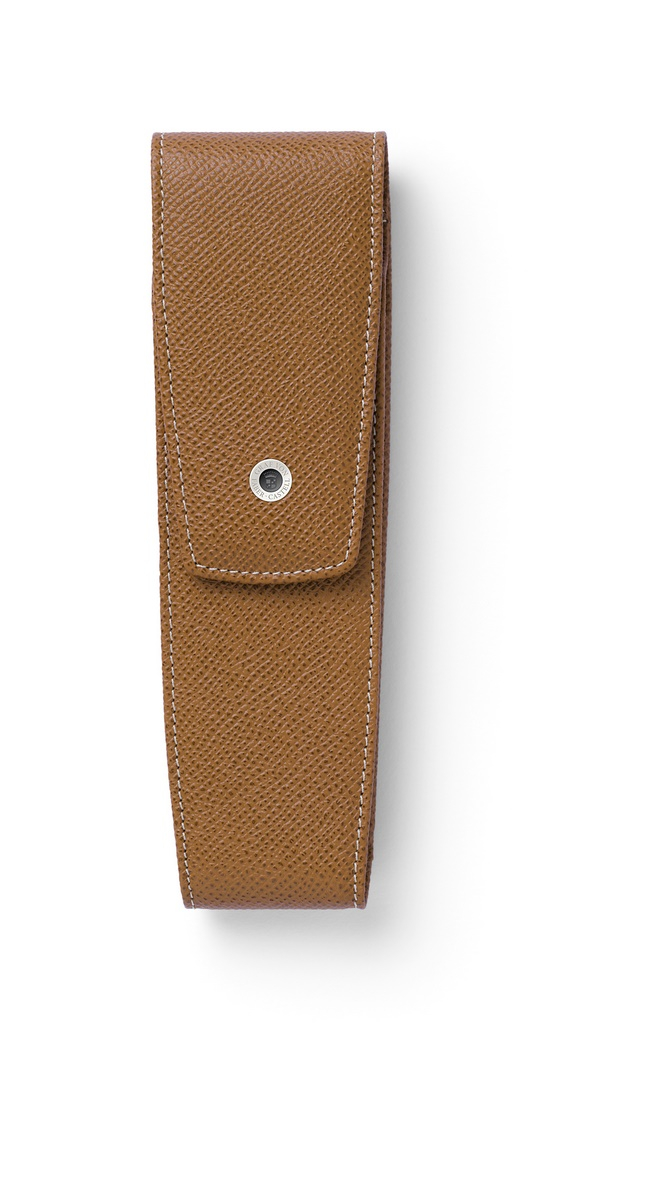 Graf von Faber-Castell Stifteetui 2er Leder-Stecketui Cognac von Graf von Faber-Castell