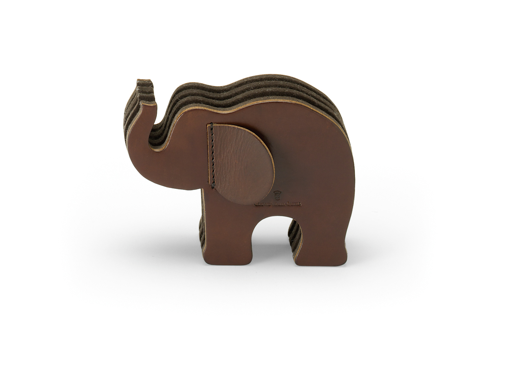 Graf von Faber-Castell Stifteköcher Elefant Klein Dunkelbraun von Graf von Faber-Castell