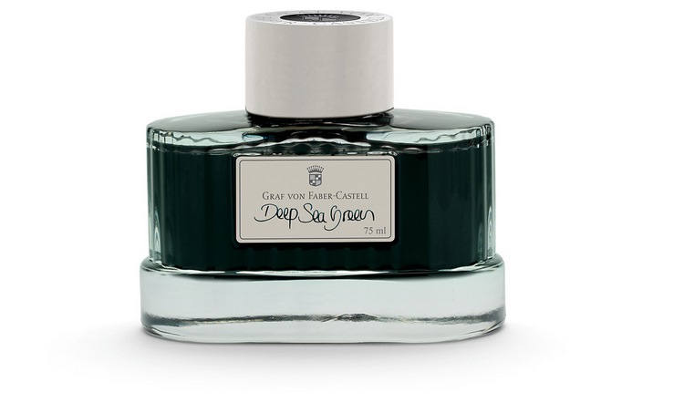 Graf von Faber-Castell Tintenfass 75ml Deep Sea Green Graf von Faber-Castell Tintenfass 75ml Deep Sea Green von Graf von Faber-Castell