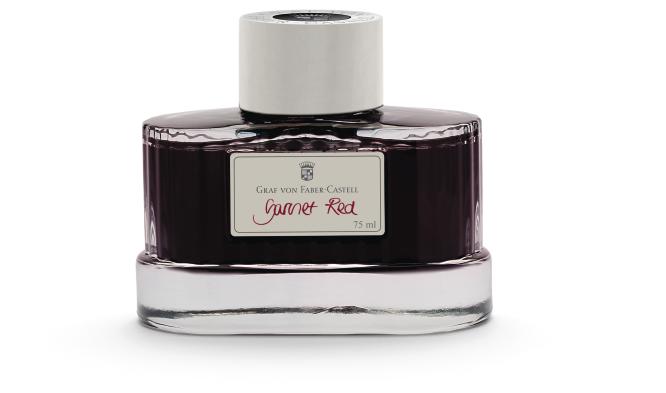 Graf von Faber-Castell Tintenfass 75ml Garnet Red von Graf von Faber-Castell