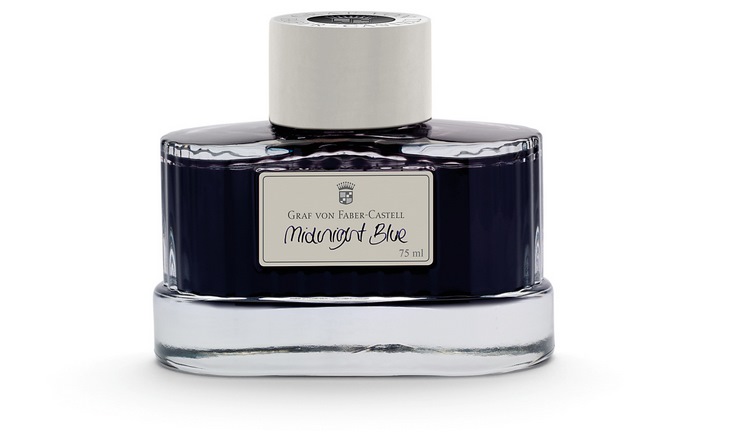 Graf von Faber-Castell Tintenfass 75ml Midnight Blue von Graf von Faber-Castell