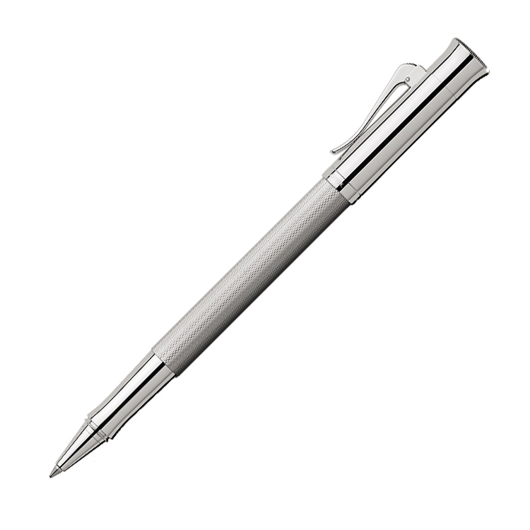 Graf von Faber-Castell Tintenroller Guilloche Rhodiniert von Graf von Faber-Castell