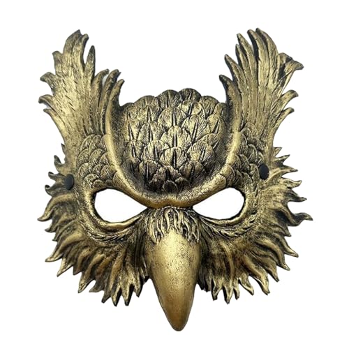 Halloween-Kostümmaske, Maskerade, Totenkopf, böser Geist, Teufel, Demo-Maske, Vollgesicht, Tier, Adler, Vogelmasken, gruselig, Cosplay, Party, Requisiten, Karneval, Clown-Masken von Grafanty