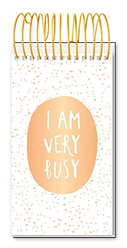 Grafik-Werkstatt Werkstatt Block mit XXL Spirale | 240 Blatt blanko | Goldschnitt| I am very busy | 9 x 16 cm, Gold Grafik-Werkstatt Werkstatt Block mit XXL Spirale | 240 Blatt blanko | Goldschnitt| I am very busy | 9 x 16 cm, Gold von Grafik-Werkstatt