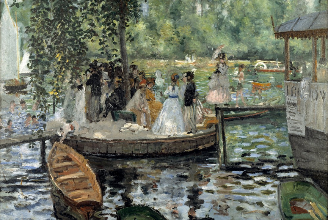 Grafika Kids Auguste Renoir: La Grenouillère, 1869 12 Teile Puzzle Grafika-F-30887 von Grafika Kids