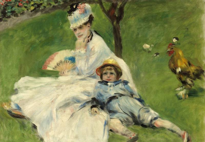 Grafika Kids Auguste Renoir: Madame Monet and Her Son, 1874 12 Teile Puzzle Grafika-F-31201 von Grafika Kids