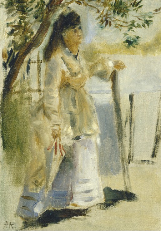 Grafika Kids Auguste Renoir: Woman by a Fence, 1866 12 Teile Puzzle Grafika-F-31186 von Grafika Kids
