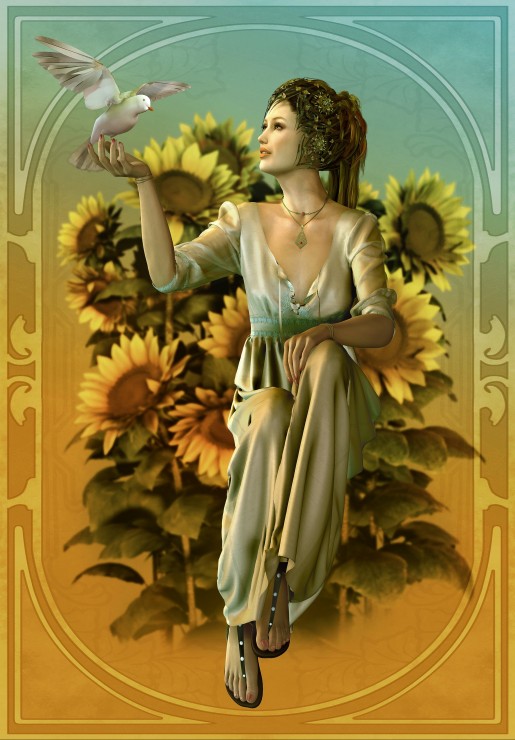 Grafika Kids Dove of Love 12 Teile Puzzle Grafika-F-31113 von Grafika Kids