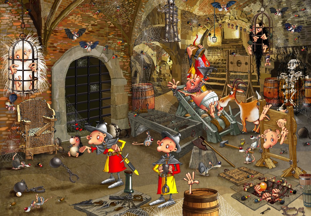 Grafika Kids François Ruyer: Dungeon 12 Teile Puzzle Grafika-F-31278 von Grafika Kids