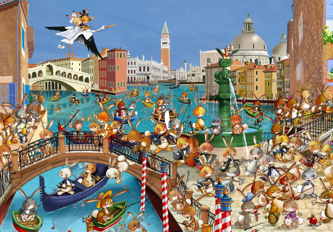 Grafika Kids François Ruyer: Venedig 12 Teile Puzzle Grafika-F-31025 Grafika Kids François Ruyer: Venedig 12 Teile Puzzle Grafika-F-31025 von Grafika Kids