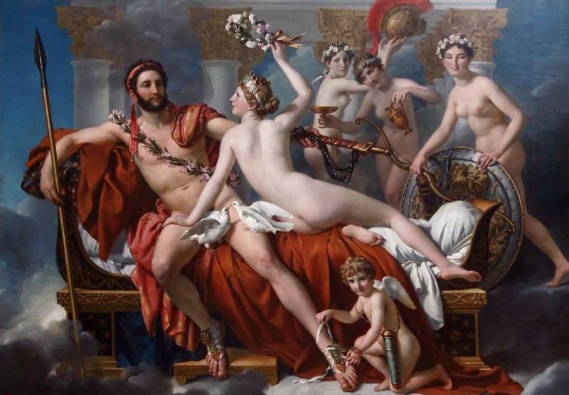 Grafika Kids Jacques-Louis David: Mars entwaffnet durch Venus und die Grazien, 1824 12 Teile Puzzle Grafika-F-30921 von Grafika Kids