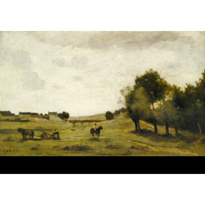 Grafika Kids - Jean-Baptiste-Camille Corot: View near Epernon, 1850-1860 - 300 Teile von Grafika Kids