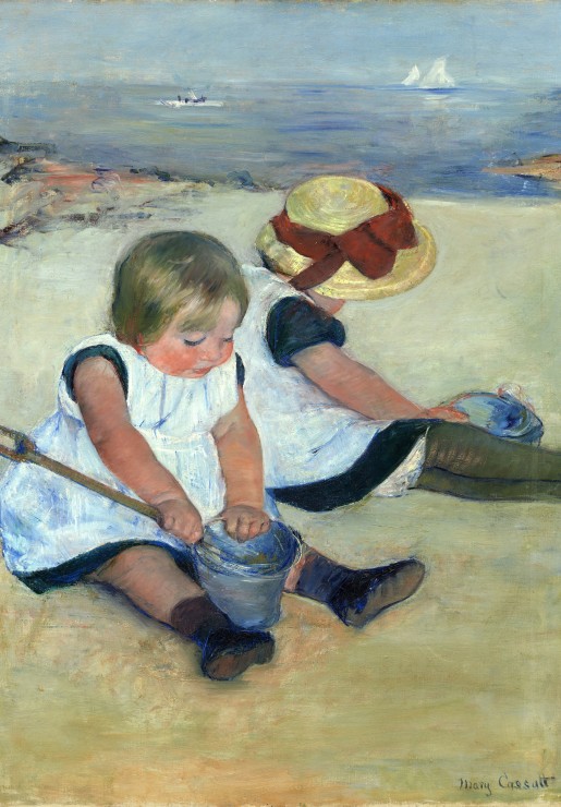 Grafika Kids Mary Cassatt: Children Playing on the Beach, 1884 104 Teile Puzzle Grafika-F-31797 von Grafika Kids