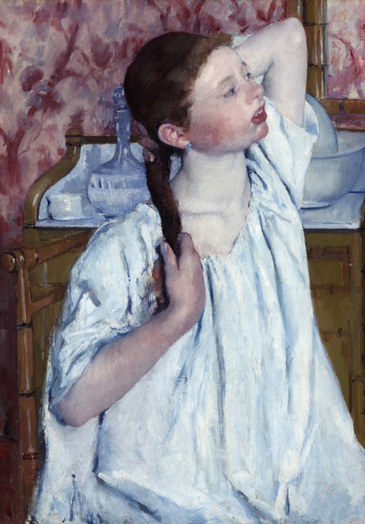 Grafika Kids Mary Cassatt: Girl Arranging Her Hair, 1886 12 Teile Puzzle Grafika-F-31211 von Grafika Kids