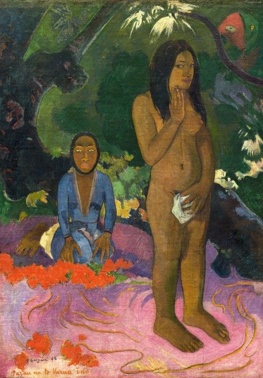 Grafika Kids Paul Gauguin: Parau na te Varua ino (Words of the Devil), 1892 300 Teile Puzzle Grafika-F-32149 von Grafika Kids