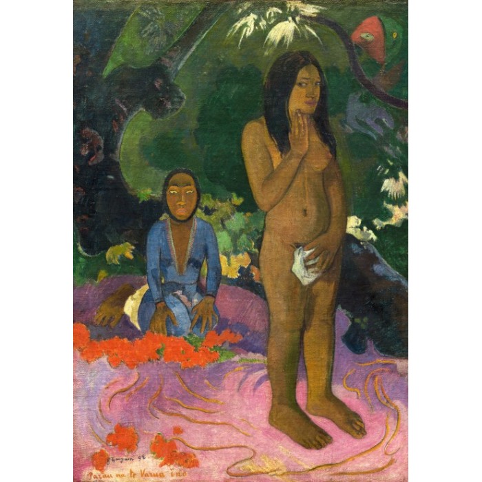 Grafika Kids - Paul Gauguin: Parau na te Varua ino (Words of the Devil), 1892 - 300 Teile von Grafika Kids