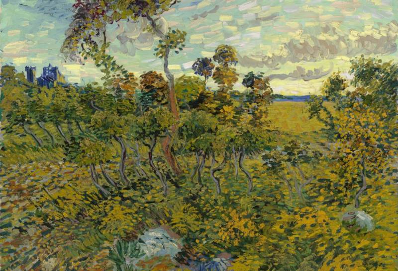 Grafika Kids XXL Teile - Van Gogh: Sunset at Montmajour, 1888 12 Teile Puzzle Grafika-Kids-00427 von Grafika Kids