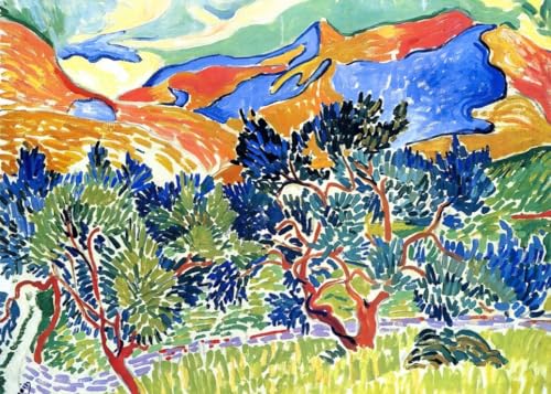 Grafika André Derain - Berge bei Collioure - 500 Teile Grafika André Derain - Berge bei Collioure - 500 Teile von Grafika