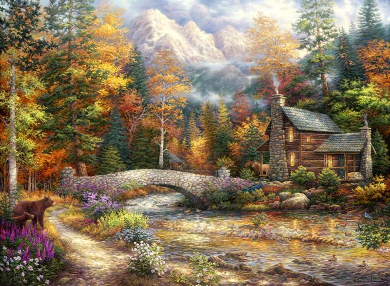 Grafika Chuck Pinson - Call of the Wild 2000 Teile Puzzle Grafika-F-30754 von Grafika