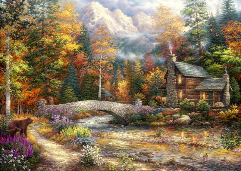 Grafika Chuck Pinson - Call of the Wild 500 Teile Puzzle Grafika-F-32295 von Grafika