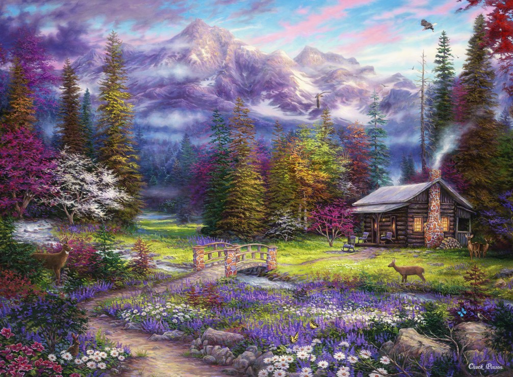 Grafika Chuck Pinson - Inspiration of Spring Meadows 2000 Teile Puzzle Grafika-F-30757 Grafika Chuck Pinson - Inspiration of Spring Meadows 2000 Teile Puzzle Grafika-F-30757 von Grafika