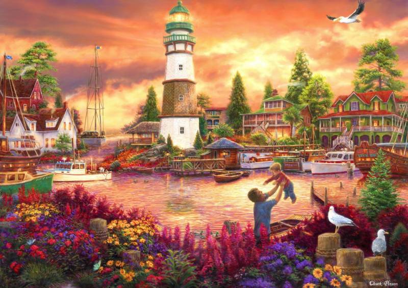 Grafika Chuck Pinson - Love Lifted Me 2000 Teile Puzzle Grafika-F-30088 von Grafika