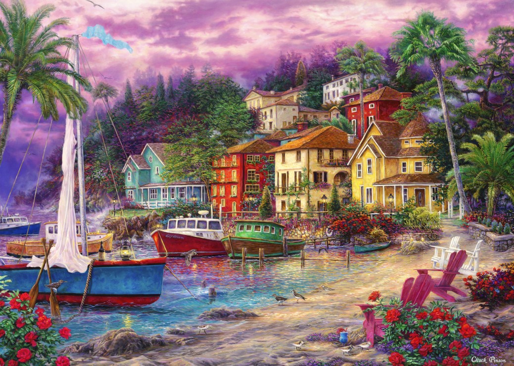 Grafika Chuck Pinson - On Golden Shores 500 Teile Puzzle Grafika-F-32299 Grafika Chuck Pinson - On Golden Shores 500 Teile Puzzle Grafika-F-32299 von Grafika