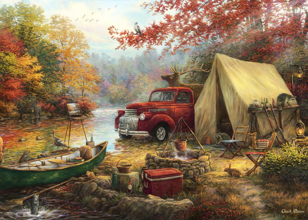 Grafika Chuck Pinson - Share the Outdoors 500 Teile Puzzle Grafika-F-32227 Grafika Chuck Pinson - Share the Outdoors 500 Teile Puzzle Grafika-F-32227 von Grafika