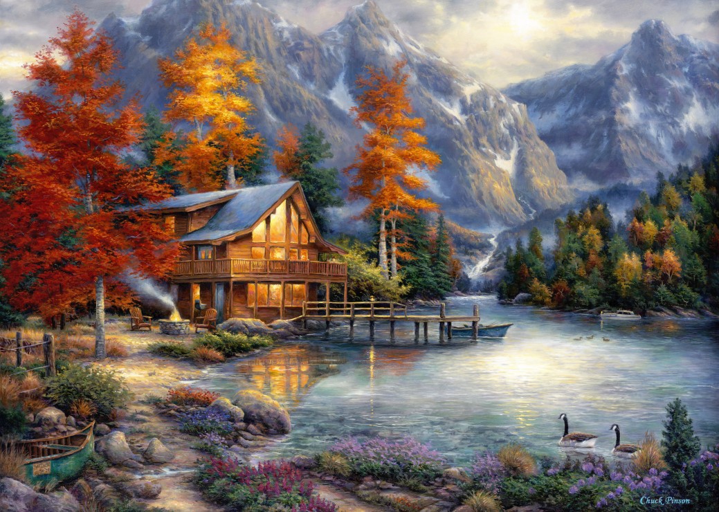 Grafika Chuck Pinson - Space For Reflection 500 Teile Puzzle Grafika-F-32235 Grafika Chuck Pinson - Space For Reflection 500 Teile Puzzle Grafika-F-32235 von Grafika