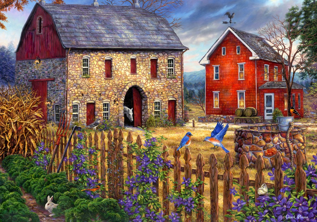Grafika Chuck Pinson - The Bluebirds' Song 1000 Teile Puzzle Grafika-F-33210 von Grafika