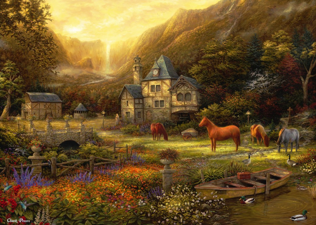 Grafika Chuck Pinson - The Golden Valley 500 Teile Puzzle Grafika-F-32218 Grafika Chuck Pinson - The Golden Valley 500 Teile Puzzle Grafika-F-32218 von Grafika