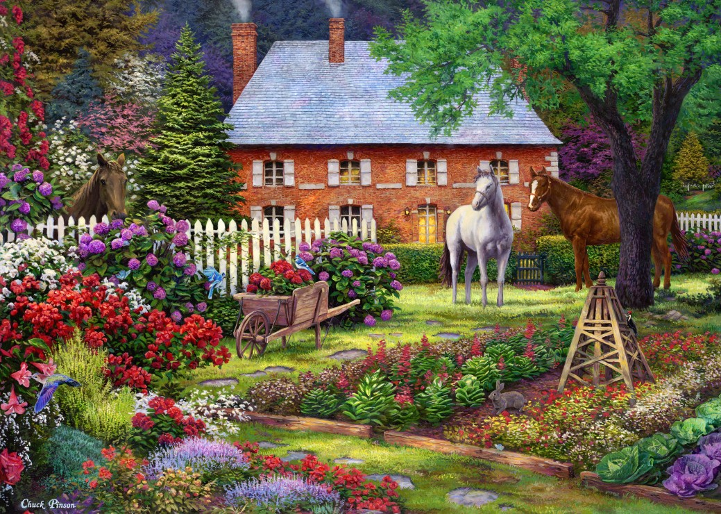 Grafika Chuck Pinson - The Sweet Garden 500 Teile Puzzle Grafika-F-32229 Grafika Chuck Pinson - The Sweet Garden 500 Teile Puzzle Grafika-F-32229 von Grafika